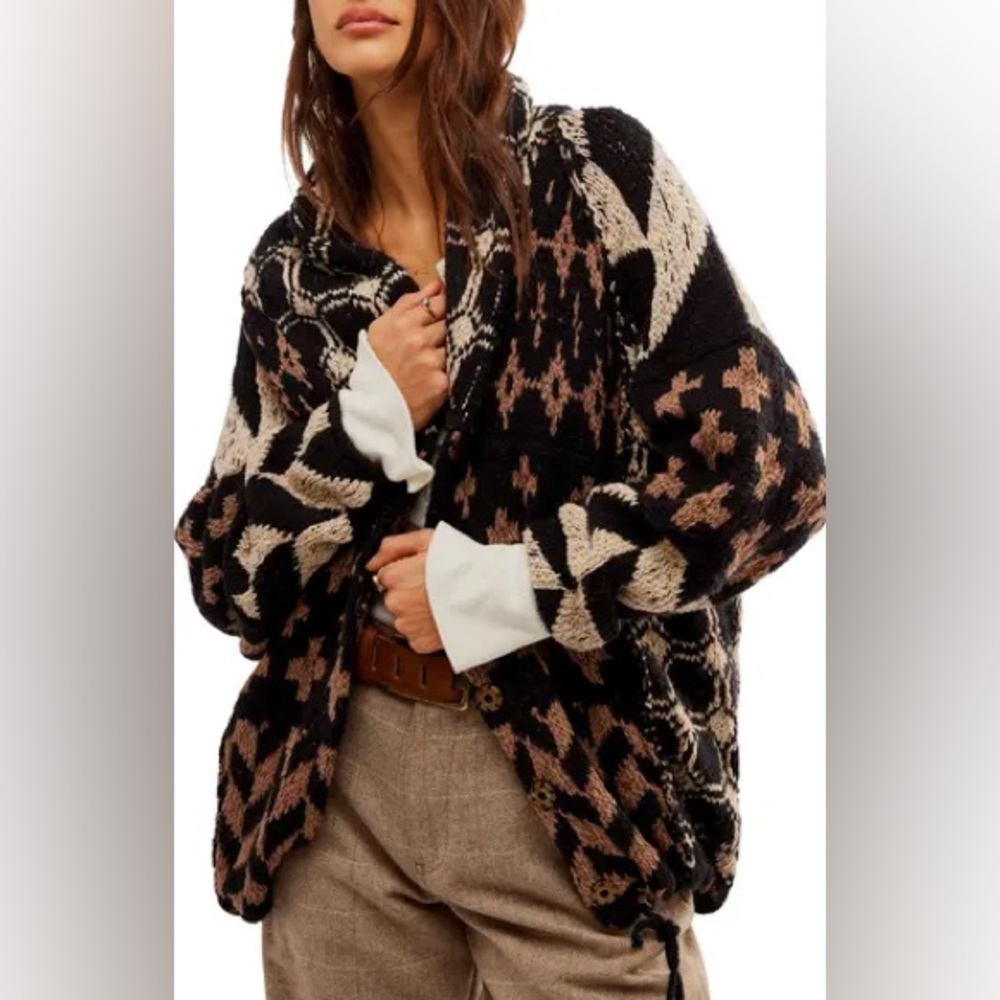 Free People Bright & Optimistic Cardigan Sweater